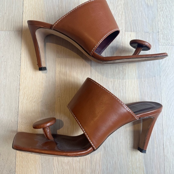 Staud Luna Square Toe Heel Sandal - Picture 4 of 6